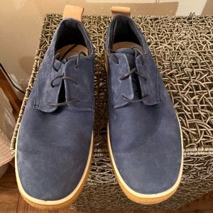 Ecco Blue Suede shoes
